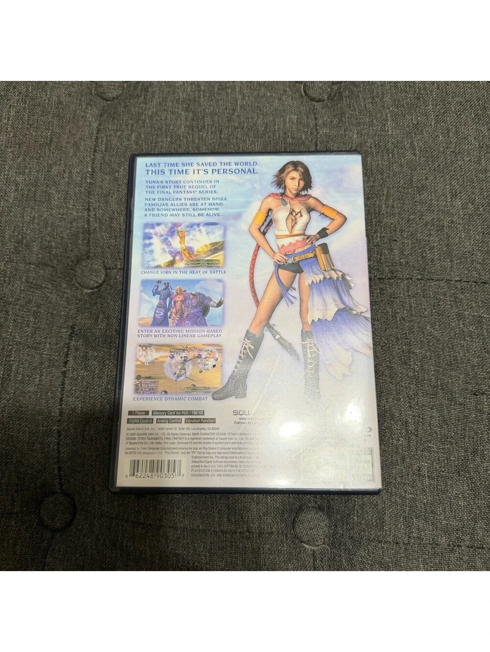 Final Fantasy X-2 PS2 CIB Black Label Complete Manual RPG